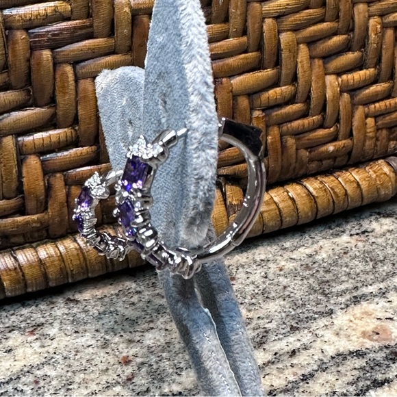 Bomb Party - Scattered Hoops w/ Purple Topaz & Dark Amethyst, February 2024 - Picture 5 of 11